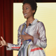 FUSION’s Kimberly Brooks speaking during the Pearls of Wisdom session of WICT’s annual Leadership Conference in NYC.